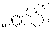 1-(4-氨基-2-甲基苯甲?；?-7-氯-1,2,3,4-四氫-5H-1-苯并氮雜卓-5-酮